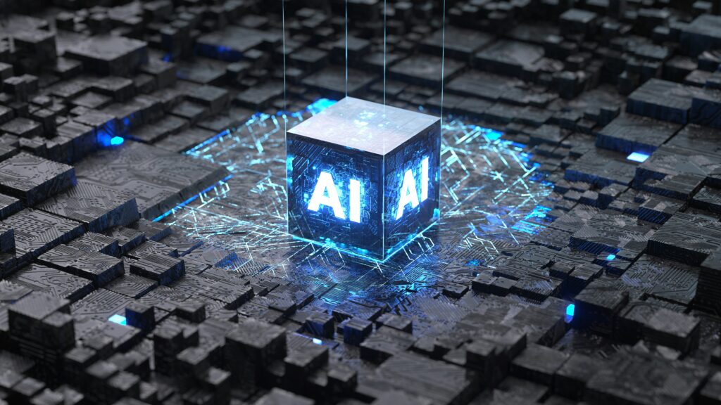 12 AI Agents had a plan showing 12 tiny robots running around